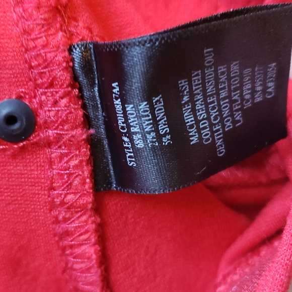 Sanctuary Grease Red/Black Plaid Leggings Size S - NWOT - Picture 6 of 9